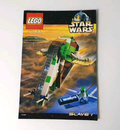 Lego Star Wars Boba Fett's Slave I (7144) Instruction Booklet ONLY