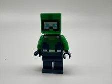Lego Minecraft Diver Explorer Minifigure Green And Navy