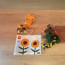 LEGO Botanicals Sunflowers 40524 w/ Instructions NO BOX
