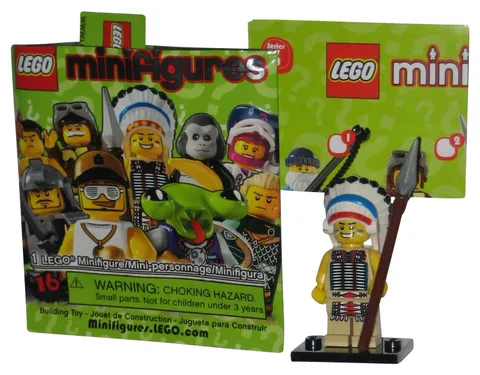 LEGO Series 3 Tribal Chief (2011) MiniFigure Toy Figure