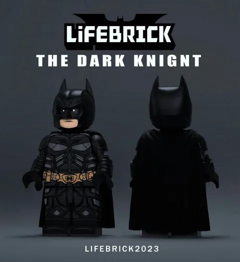 Lifebrick Custom Minifigure Dark Knight