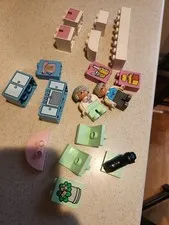 VINTAGE 1992 LEGO DUPLO GRANDMA'S KITCHEN PRESCHOOL SET NO. 2551 Incomplete 