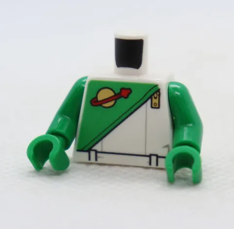 TORSO - Futuron Green Classic Spaceman Body LEGO® Minifigure Part