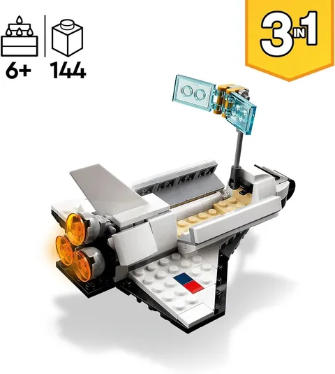 LEGO Creator 3 in 1 Space Shuttle Toys - Space Toys Building (31134)™