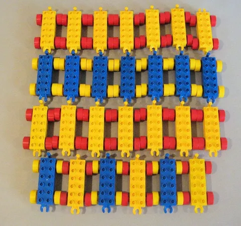 Lego Duplo Lot 27 Train 2X6 Parts & Pieces