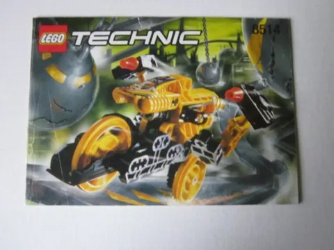 Lego Technic Building Instructions Instruction 8514 Sports Bike