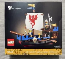 Lego Ideas Castle Sea Serpent Gift With Purchase Set 40912 New Limited Retired.