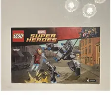 LEGO Marvel Super Heroes 76029 Iron Man vs. Ultron Illustrated Manual Booklet