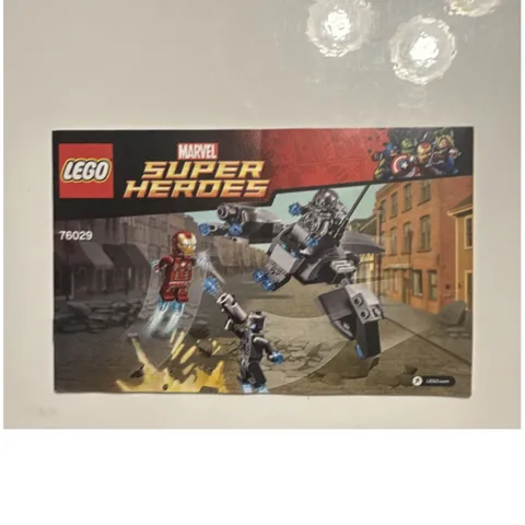 LEGO Marvel Super Heroes 76029 Iron Man vs. Ultron Illustrated Manual Booklet