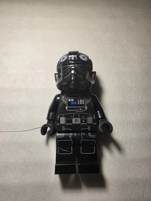 Lego Star Wars  TIE Fighter Pilot Minifigure Set Of 3 With Helmets.