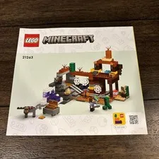 Lego Minecraft Instructions Manual Book Only Set 21263