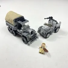 LEGO: Indiana Jones #7622 -Race for The Stolen Treasure - Builds (READ)