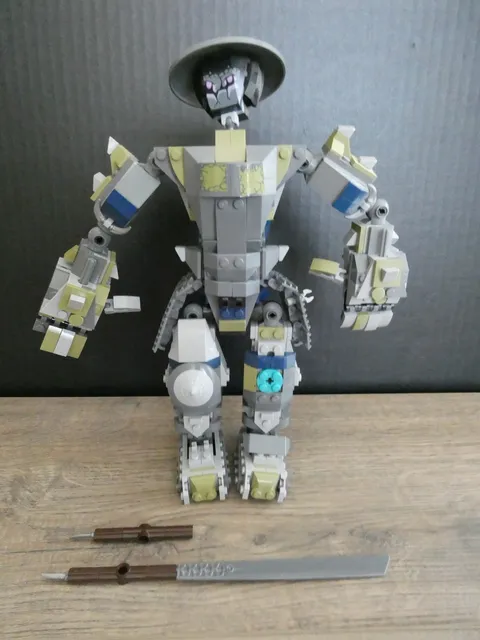 Lego 70658 NINJAGO Oni Titan Figure Almost Complete No Box