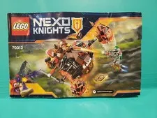 LEGO Nexo Knights Moltor's Lava Smasher 70313 Instruction Guide MANUAL ONLY