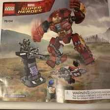 LEGO Marvel Super Heroes  76104 Instructions Only No Bricks