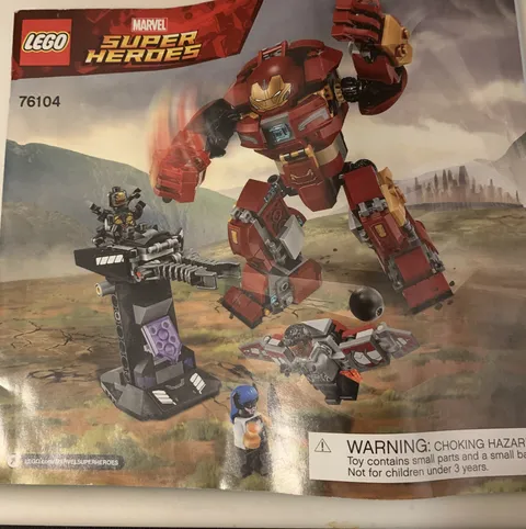 LEGO Marvel Super Heroes  76104 Instructions Only No Bricks