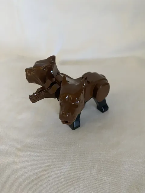 LEGO Harry Potter: FLUFFY Dog Figure from #4706 Forbidden Corridor Miss ONE HEAD
