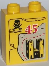Misprint LEGO LEGOLAND Collectible Brick Visitor Master Visitor Master 45 Visits