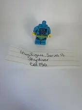 LEGO Minifigure Series 10 - Parachuter Skydiver - col15 Incomplete