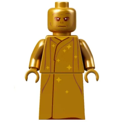 new LEGO Lord Voldemort Minifig - 20th Anniversary Pearl Gold