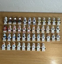 Lego Star Wars Clone Trooper Minifigure Lot of 45