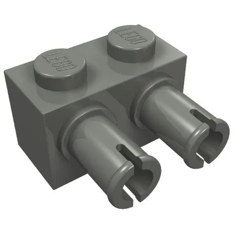 100x LEGO® Part 30526 - Brick, Modified 1 x 2 with Pins