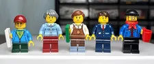 LEGO Creator Expert: Winter Village Station (10259) MINIFIGURES ONLY Barista Bus