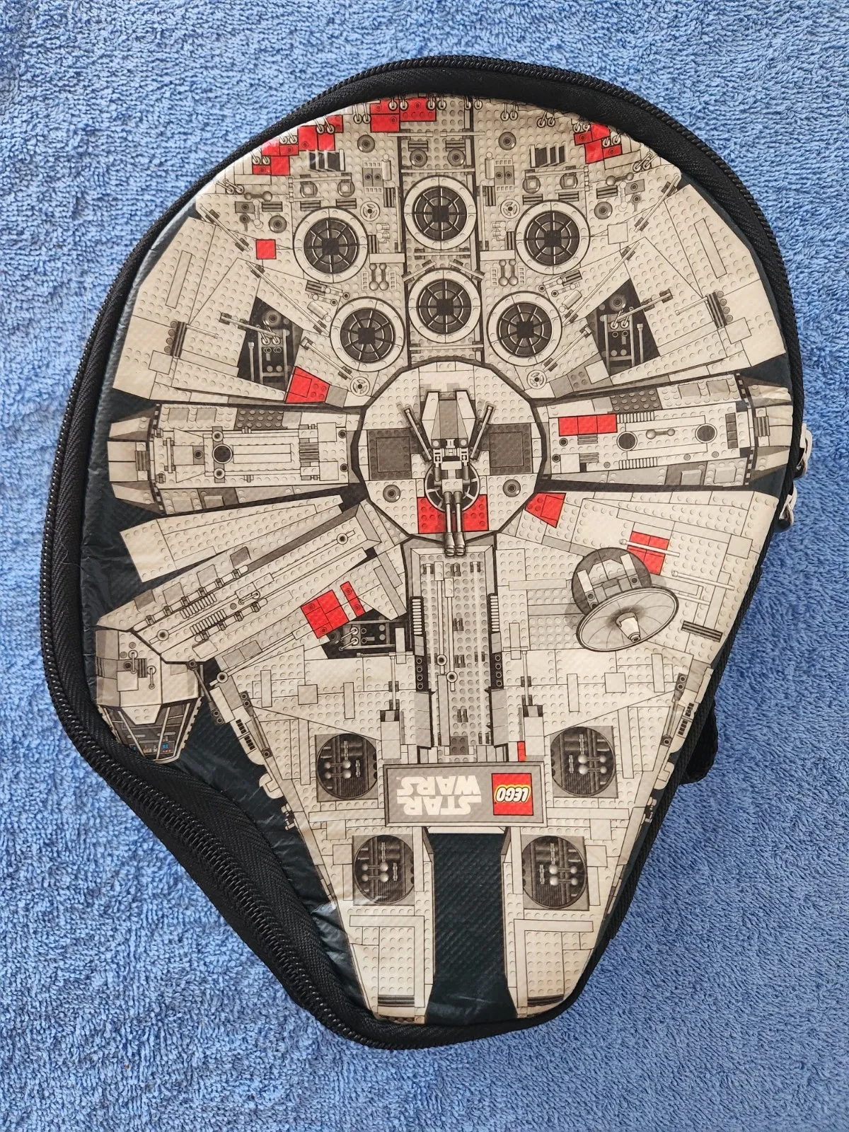 2013 ZIPBIN LEGO Star Wars MILLENNIUM FALCON Storage Minifigure Carrying Case