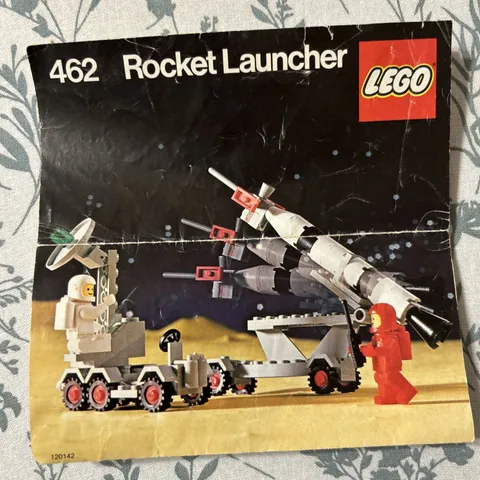 Lego Space Rocket Launcher (462) Instruction Booklet Only