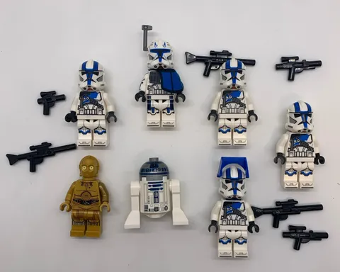 LEGO Star Wars Captain Minifigure Lot Clone Wars 501st Army Builder