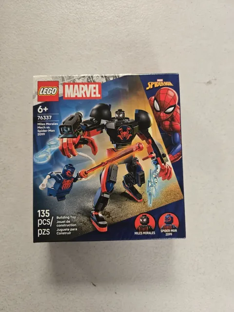 LEGO Marvel Super Heroes Miles Morales Mech vs. Spider-Man 2099 76337 New *SC