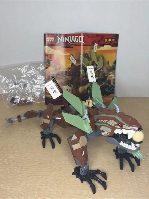 Lego Ninjago 2509 Earth Dragon Defense - DRAGON AND MANUAL ONLY