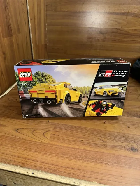 LEGO Speed Champions Toyota GR Supra Set 76901, 299 Pieces Complete Set
