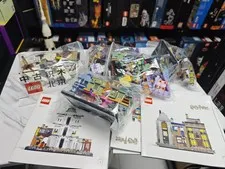 LEGO 76444 Diagon Alley Wizarding Shops 2750 pcs -丨With Instruction丨No box！