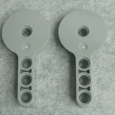 LEGO 44225 Technic Rotation Joint Disk 3L Liftarm Thick Light Bluish Gray x2