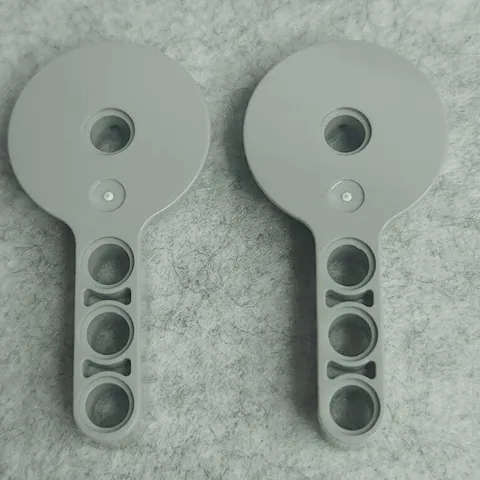 LEGO 44225 Technic Rotation Joint Disk 3L Liftarm Thick Light Bluish Gray x2