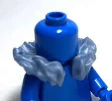 Lego - Minifigure Utensil - Blue Grey, Fur, Collar