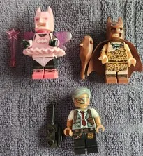 Lego Batman Movie Minifigures Series 1 - Fairy #3, Caveman #4 , Commissioner Gor