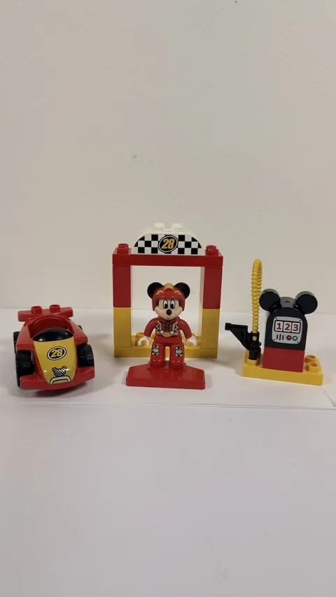 Lego Duplo 10843 Disney Mickey Mouse The Roadster Racers Car Complete Toy Set