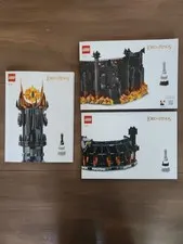 Lego 10333 Lord Of The Rings Barad-Dur Instruction Manual Book Only All 3