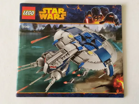 LEGO 75042 PLAN INSTRUCTION STAR WARS 75042 DROID GUNSHIP