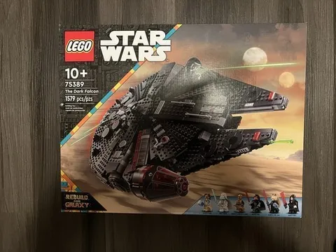 LEGO Star Wars 75389 the Dark Falcon Millennium Falcon - Brand New - READ!