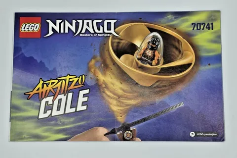 LEGO 70741 Ninjago Airjitzu COLE Flyer INSTRUCTION MANUAL ONLY 2015 Retired