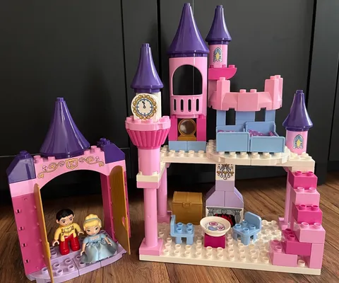 Lego Duplo 6154 Complete Cinderella’s Castle Set + Bulk Lot, 250+ Pcs TOTAL