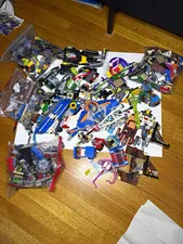 LEGO Bulk Lot Mixed Bricks Pieces & Parts Multicolor Plastic Police Bag