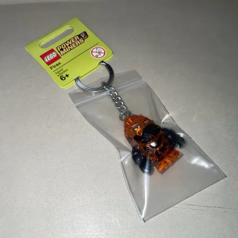 New Lego Power Miners Orange Rock Monster Firax Minifigure Keychain 852862