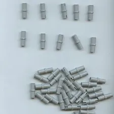 LEGO x 75 Light Bluish Gray Technic, Pin without Friction Ridges 3673