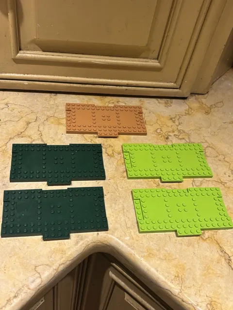 18922 LEGO Parts Brick Modified 8x16 w/ 1x4 Indentation 1x4 Plate Various Colors
