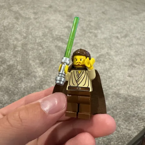 LEGO Star Wars Qui-Gon Jinn Minifigure Lightsaber 7161 7204 7101 7171 7121 EP1