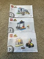 LEGO 76957 Velociraptor Escape Jurassic Park 30th Anniversary Manual Only